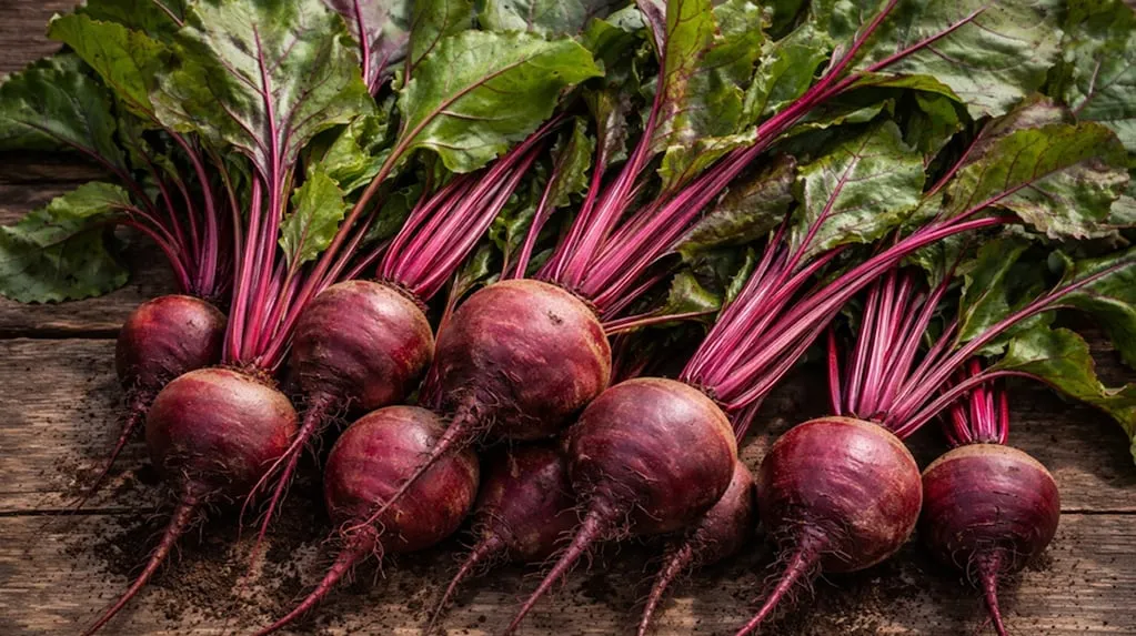 Rode biet opnieuw in de moderne keuken